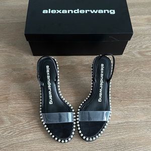 Alexander Wang｜Nova Low Crystal Sandals